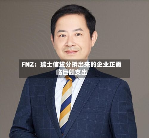FNZ：瑞士信贷分拆出来的企业正面临巨额支出-第3张图片