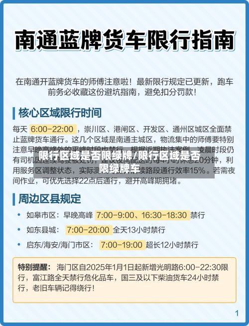 限行区域是否限绿牌/限行区域是否限绿牌车
