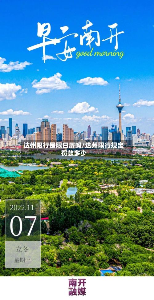 达州限行是限日历吗/达州限行规定罚款多少-第2张图片