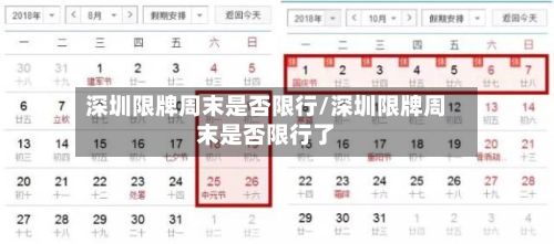 深圳限牌周末是否限行/深圳限牌周末是否限行了