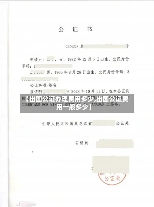 【出国公证办理费用多少,出国公证费用一般多少】-第3张图片