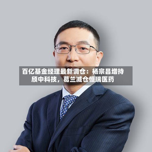 百亿基金经理最新调仓：杨宗昌增持颀中科技，葛兰减仓恒瑞医药-第3张图片