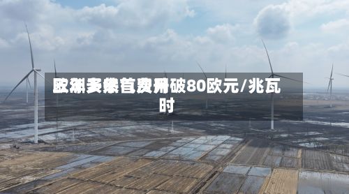 欧洲天然气费用三年多来首次升破80欧元/兆瓦时
