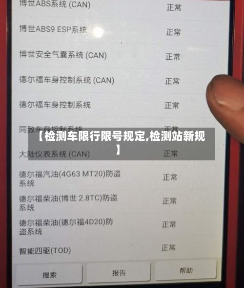 【检测车限行限号规定,检测站新规】-第3张图片