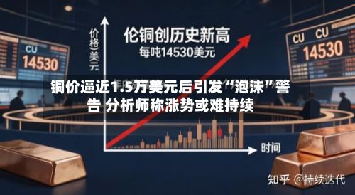 铜价逼近1.5万美元后引发“泡沫”警告 分析师称涨势或难持续