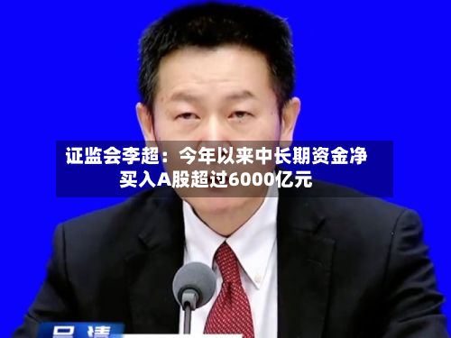 证监会李超：今年以来中长期资金净买入A股超过6000亿元