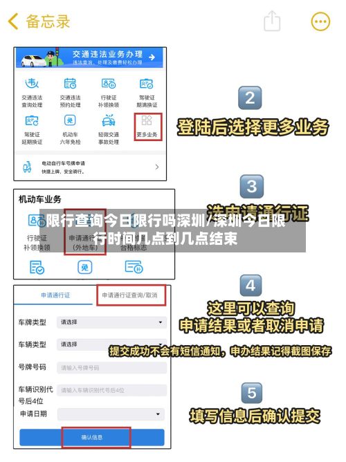 限行查询今日限行吗深圳/深圳今日限行时间几点到几点结束-第3张图片