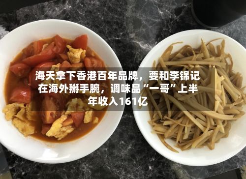 海天拿下香港百年品牌，要和李锦记在海外掰手腕，调味品“一哥”上半年收入161亿-第2张图片